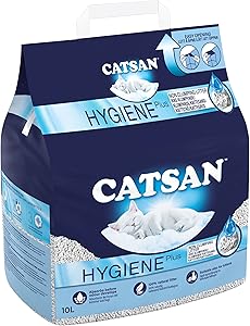Catsan Hygiene Non-Clumping Cat Litter, 10L White